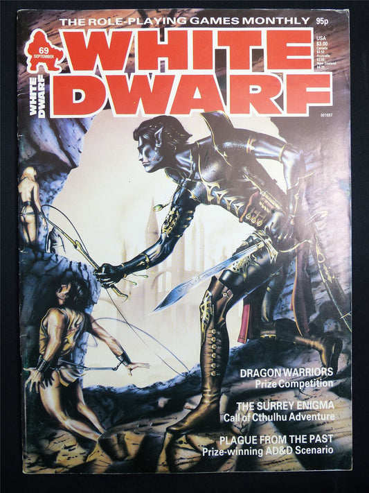Vintage White Dwarf #69 OOP - Warhammer Magazine #LJ