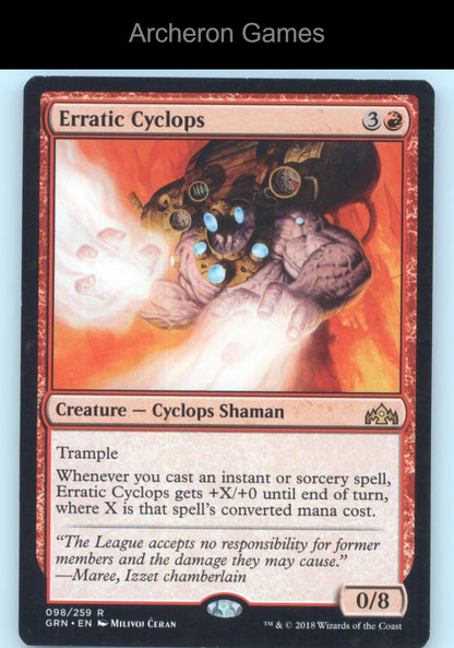 Erratic Cyclops 98 R MTG Card Guilds of Ravnica