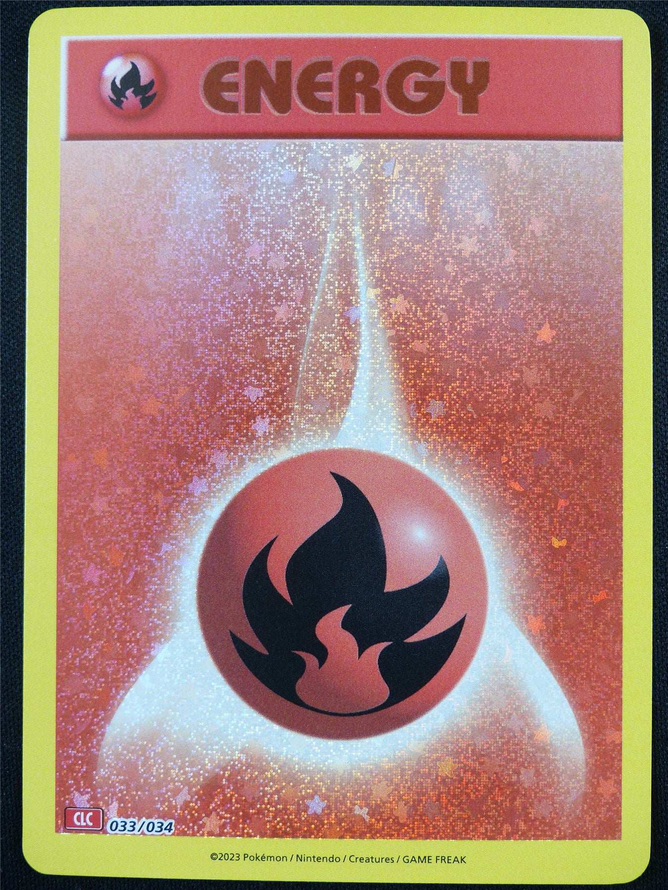 Fire Energy 033/034 Holo CLC - Classic Pokemon Card #4CK