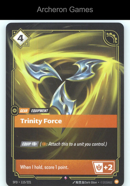 Trinity Force SFD 115/221 R  Card Spiritforged
