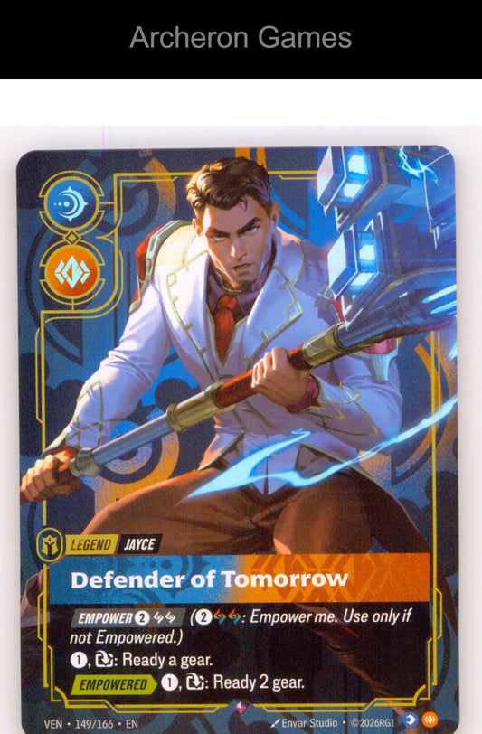Jayce - Defender of Tomorrow VEN 149/166 R Vendetta Riftbound Card