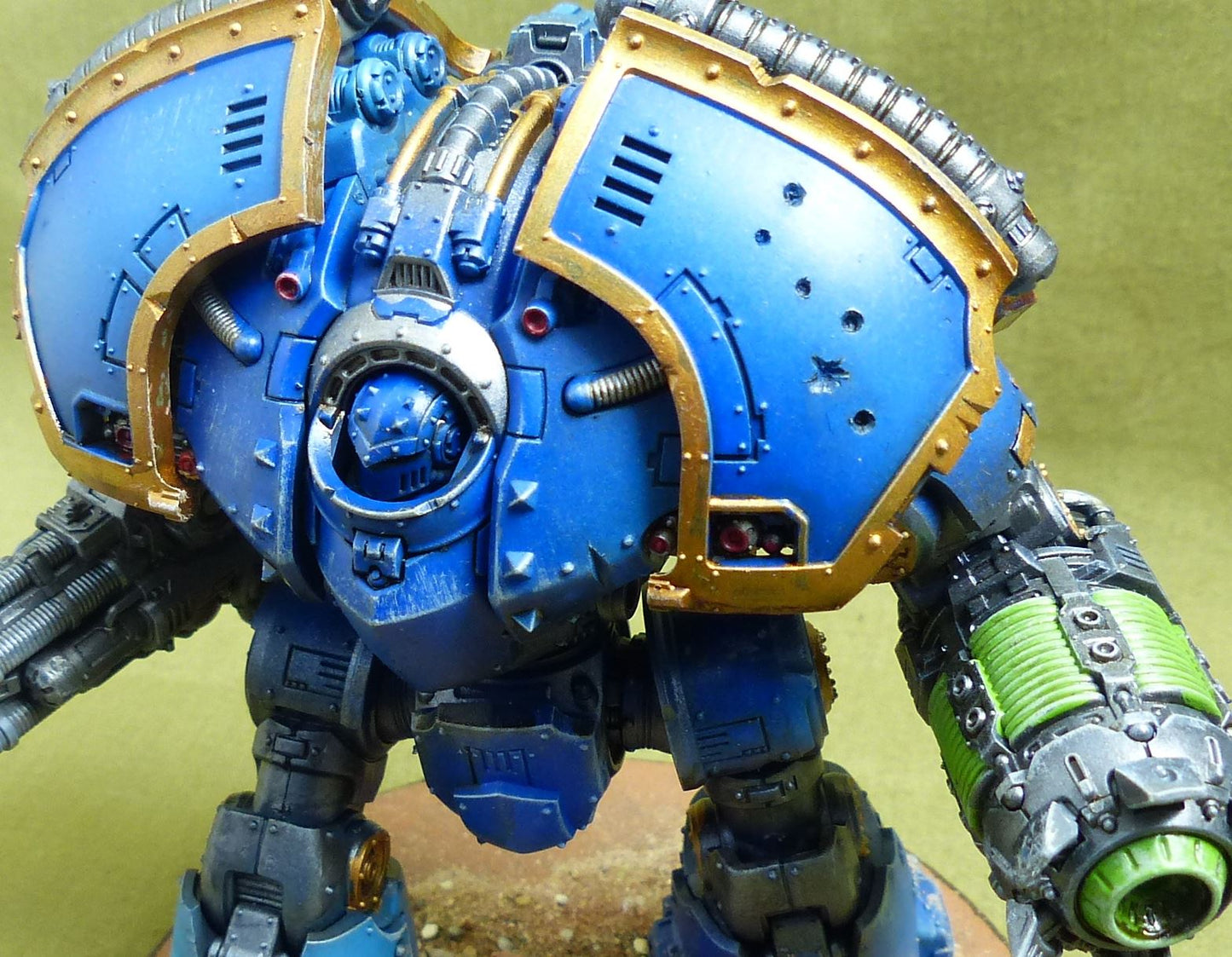 Saturnine Siege Dreadnought - Chiron painted - Space Marines - Warhammer Horus Heresy #6TG