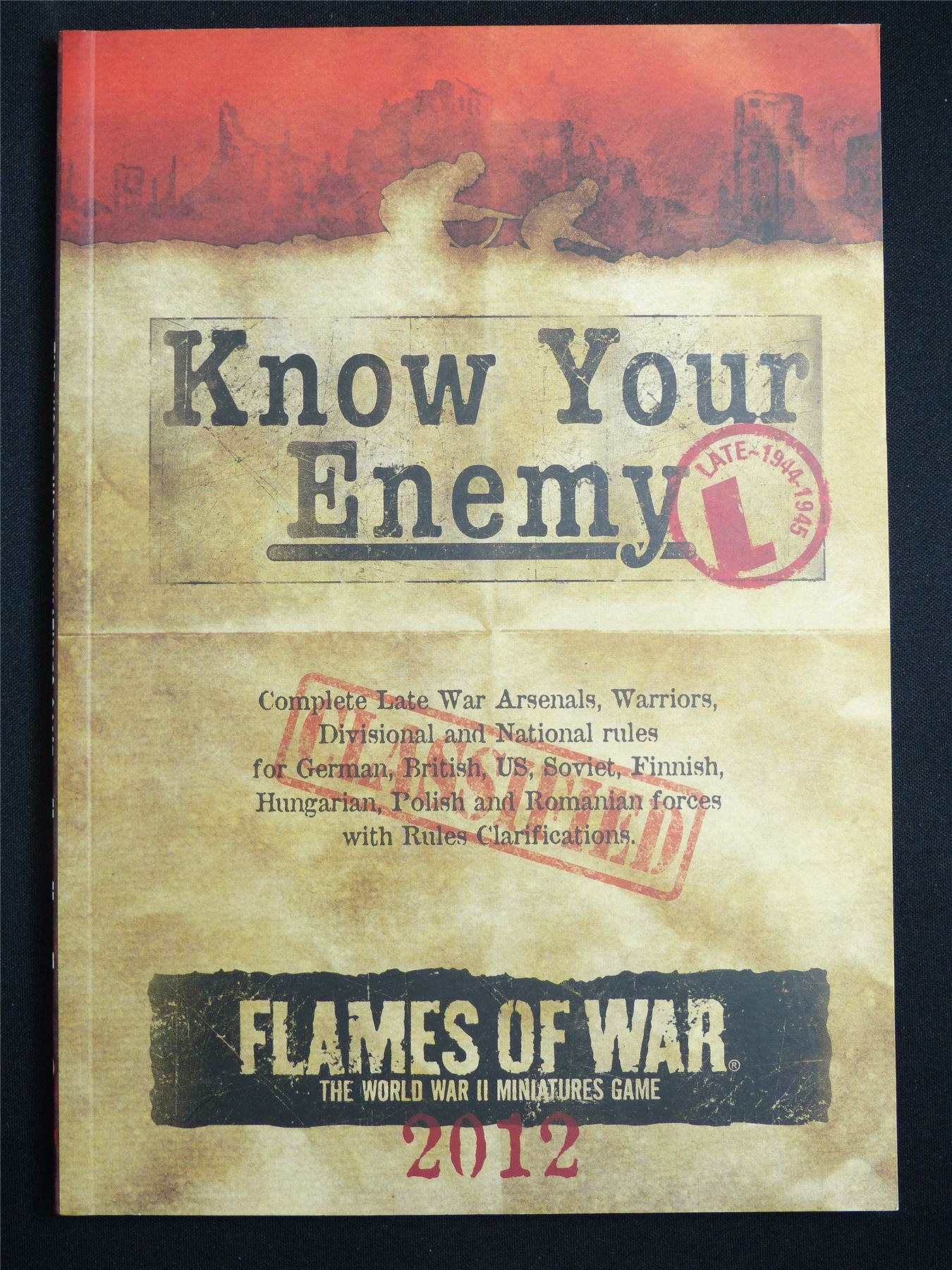 Know Your Enemy: Flames of War 2012 Booklet #1WE