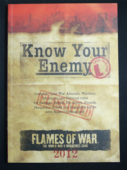 Know Your Enemy: Flames of War 2012 Booklet #1WE