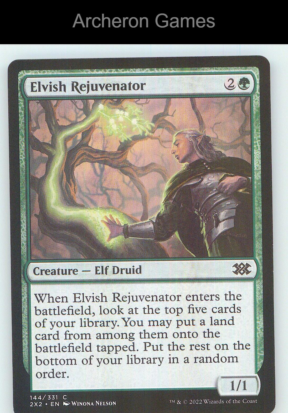 Elvish Rejuvenator 2X2 144 C MTG Card NM/EX+