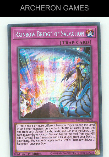 Rainbow Bridge of Salvation SEC YUGIOH Card