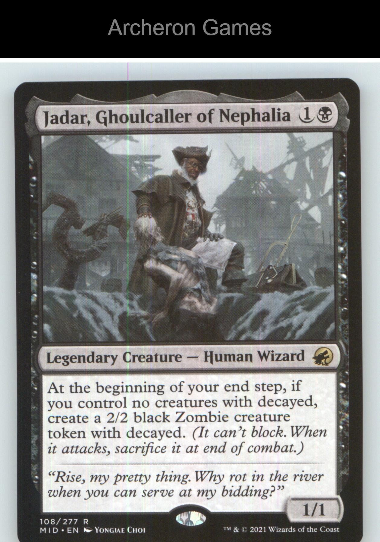 Jadar, Ghoulcaller of Nephalia MID 108 R MTG Card NM/EX+