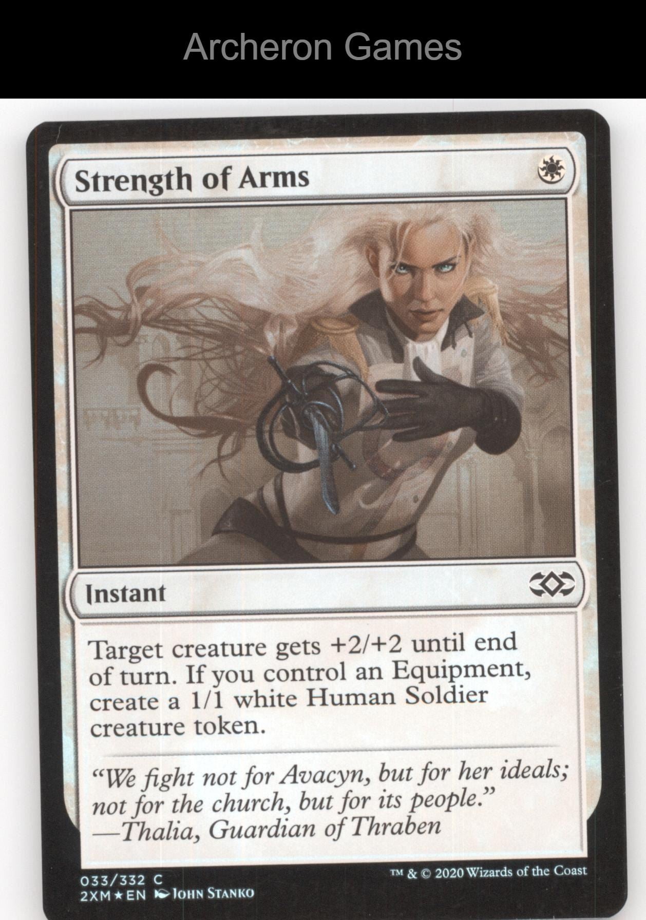 Strength of Arms 33 C MTG Card Double Masters