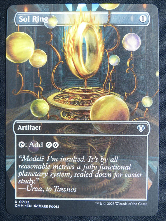 Sol Ring Borderless - CMM - Mtg Card #4NY