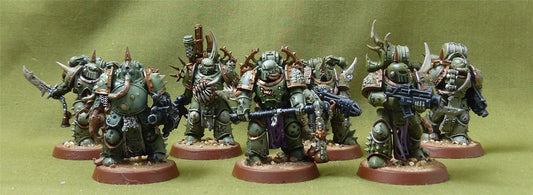 Plague Marines painted - Death Guard - Warhammer 40K #36Z