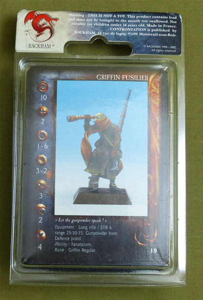 Confrontation: Griffin Fusilier Blister - Rackham Metal Minis OOP #25Q