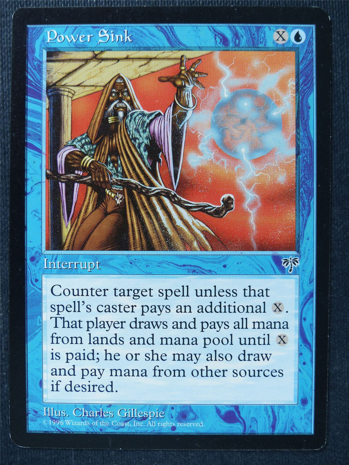 Power Sink - Mirage - Mtg Magic Card #XB