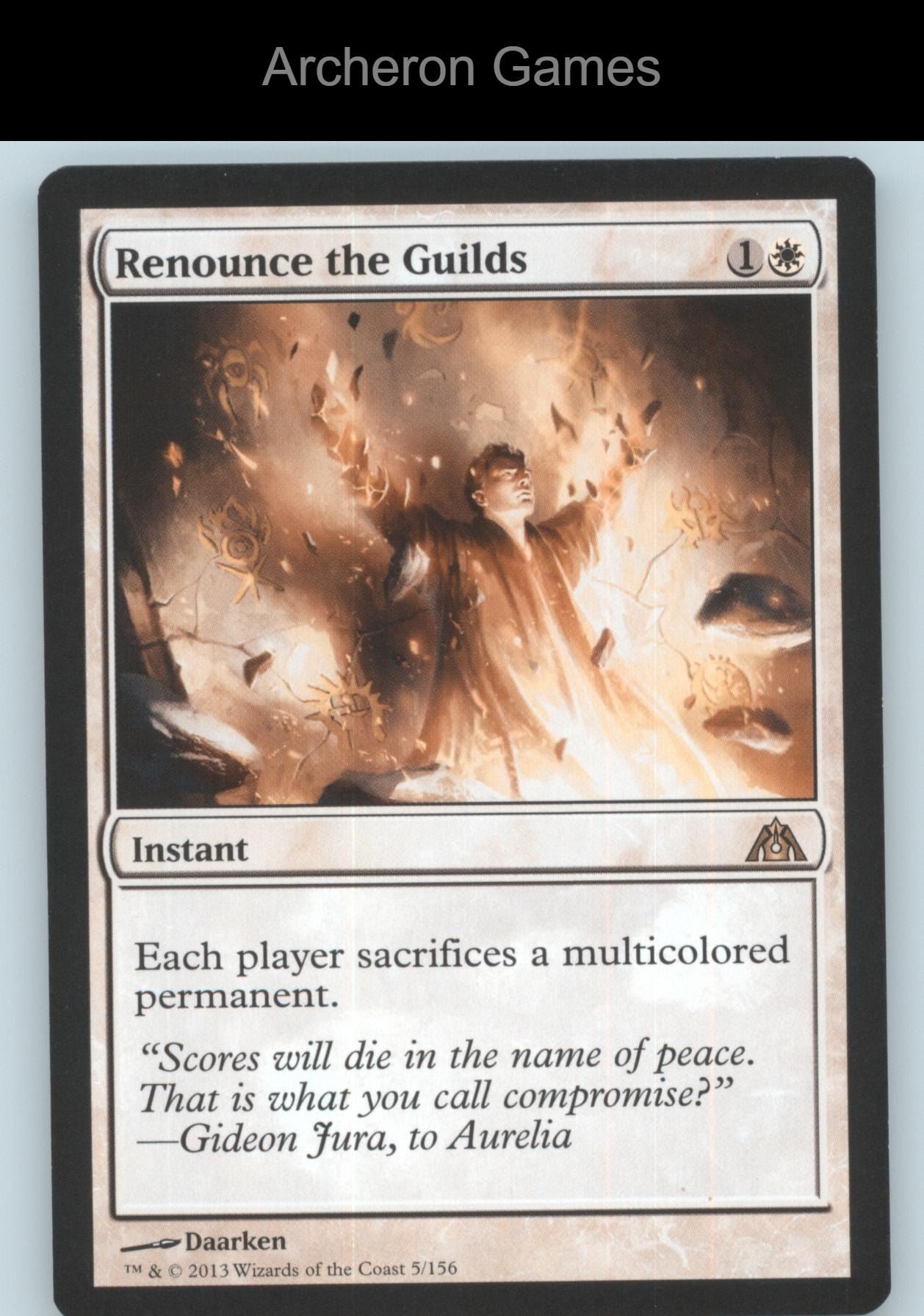 Renounce the Guilds 5 R MTG Card Dragon's Maze