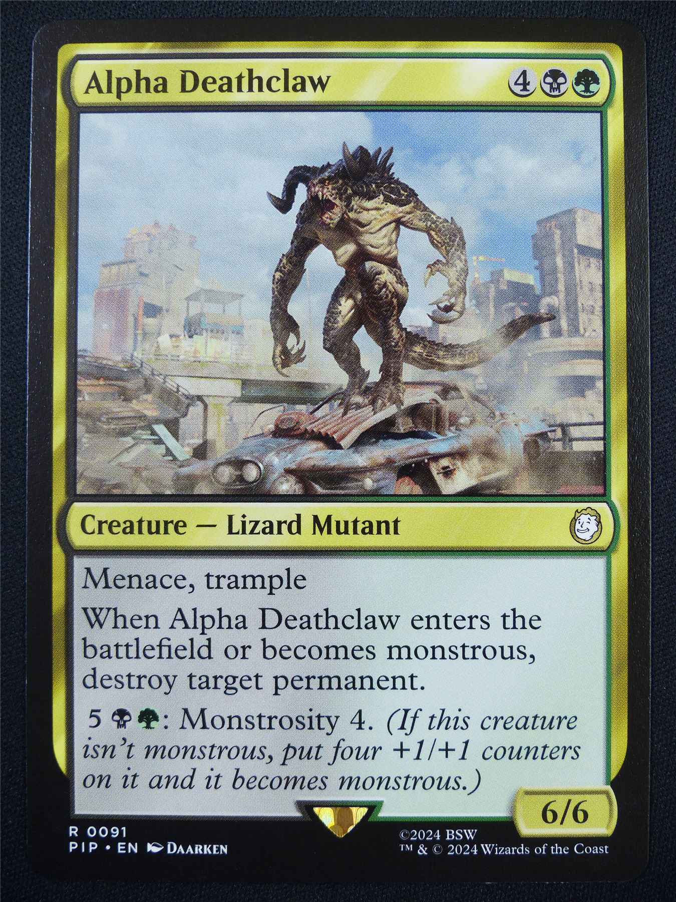 Alpha Deathclaw - PIP - Mtg Card #5I0
