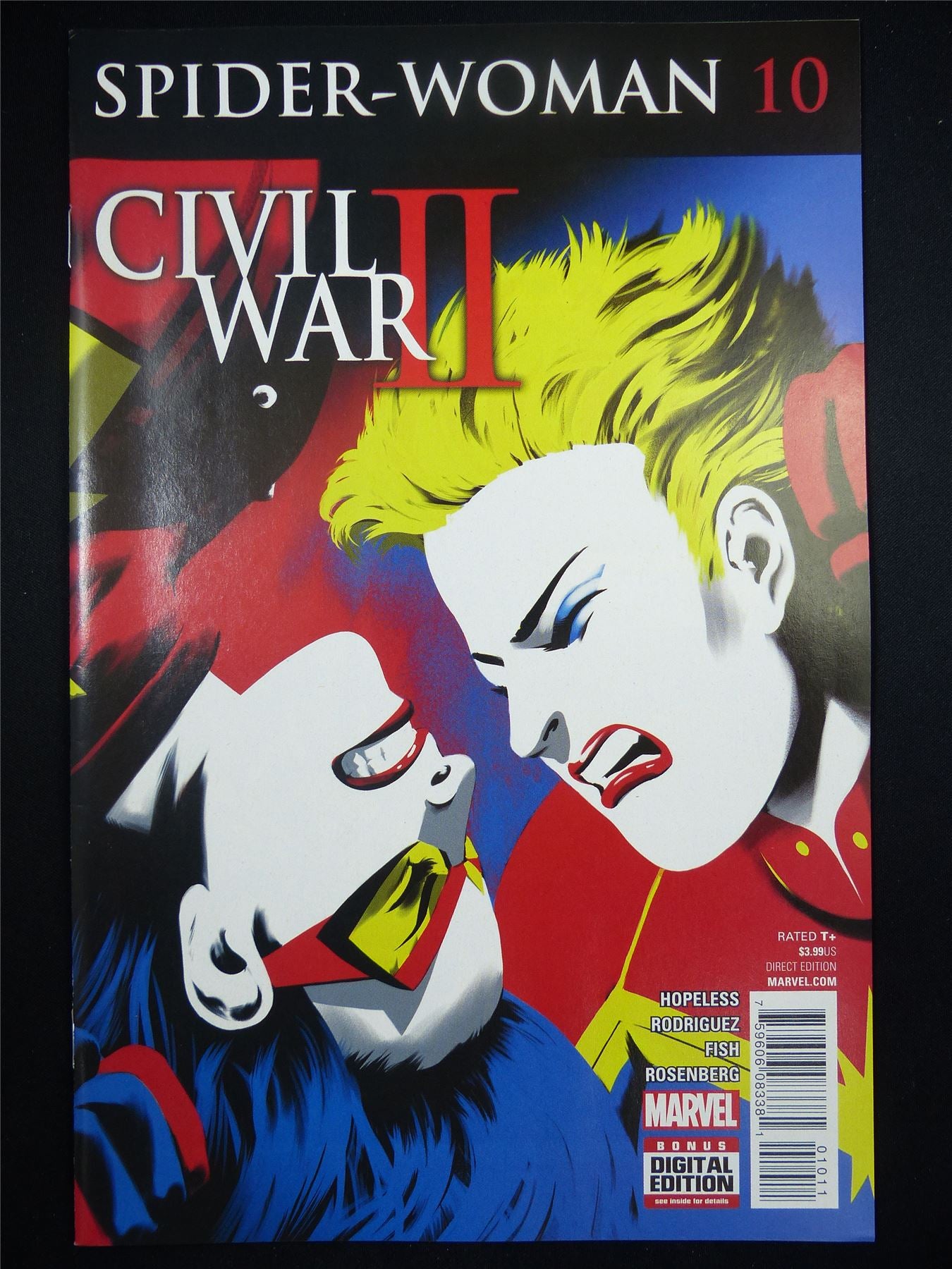 SPIDER-WOMAN #10 - Civil War 2 - Marvel Comic #GO