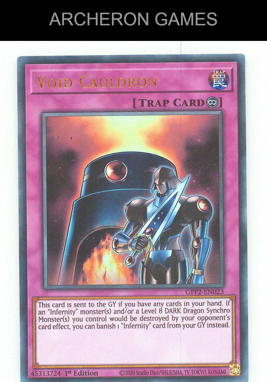 Void Cauldron UR YUGIOH Card 1st Edition