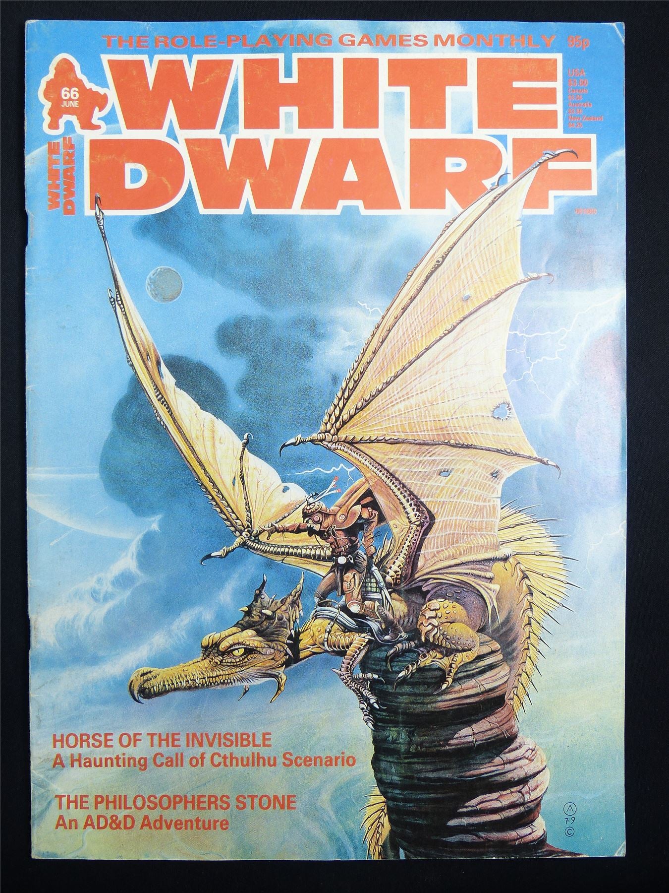 Vintage White Dwarf #66 OOP - Warhammer Magazine #L5