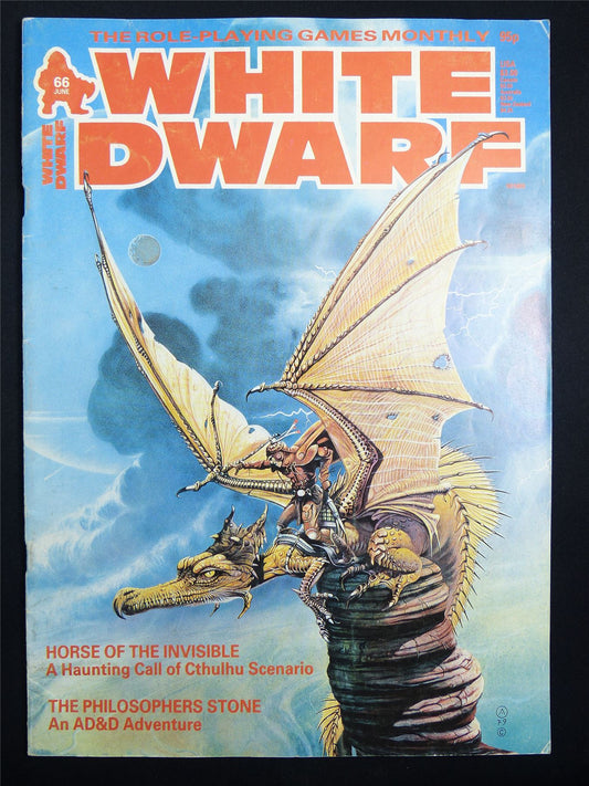 Vintage White Dwarf #66 OOP - Warhammer Magazine #L5