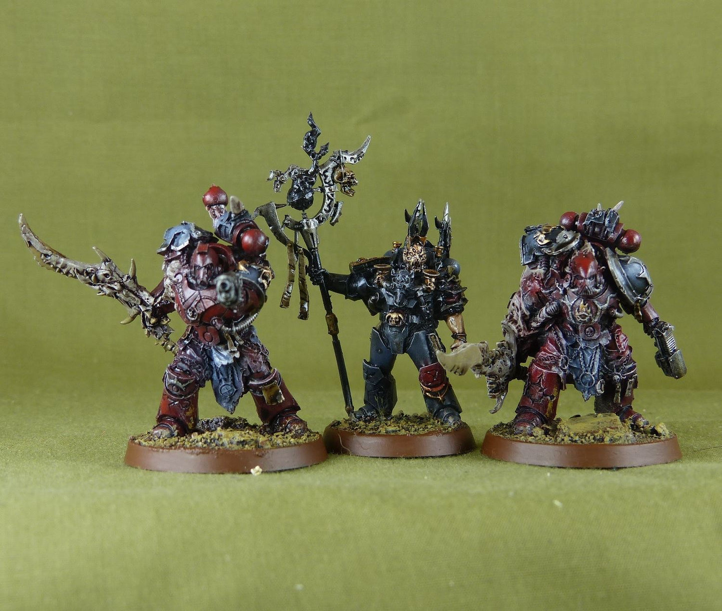 Zardu Layak And Blade Slaves - Forge World - Word Bearers - Painted - Horus Heresy - Warhammer #2P2