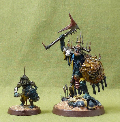 Killa Boss & Stab-Grot painted - Orruk Warclans - Warhammer AoS #69N