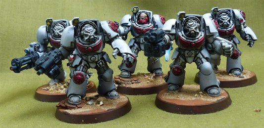 Terminator Squad painted - White Scars - Warhammer 40K #4PT