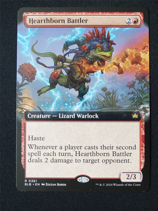 Hearthborn Battler Extended Art - BLB - Mtg Card #4H2