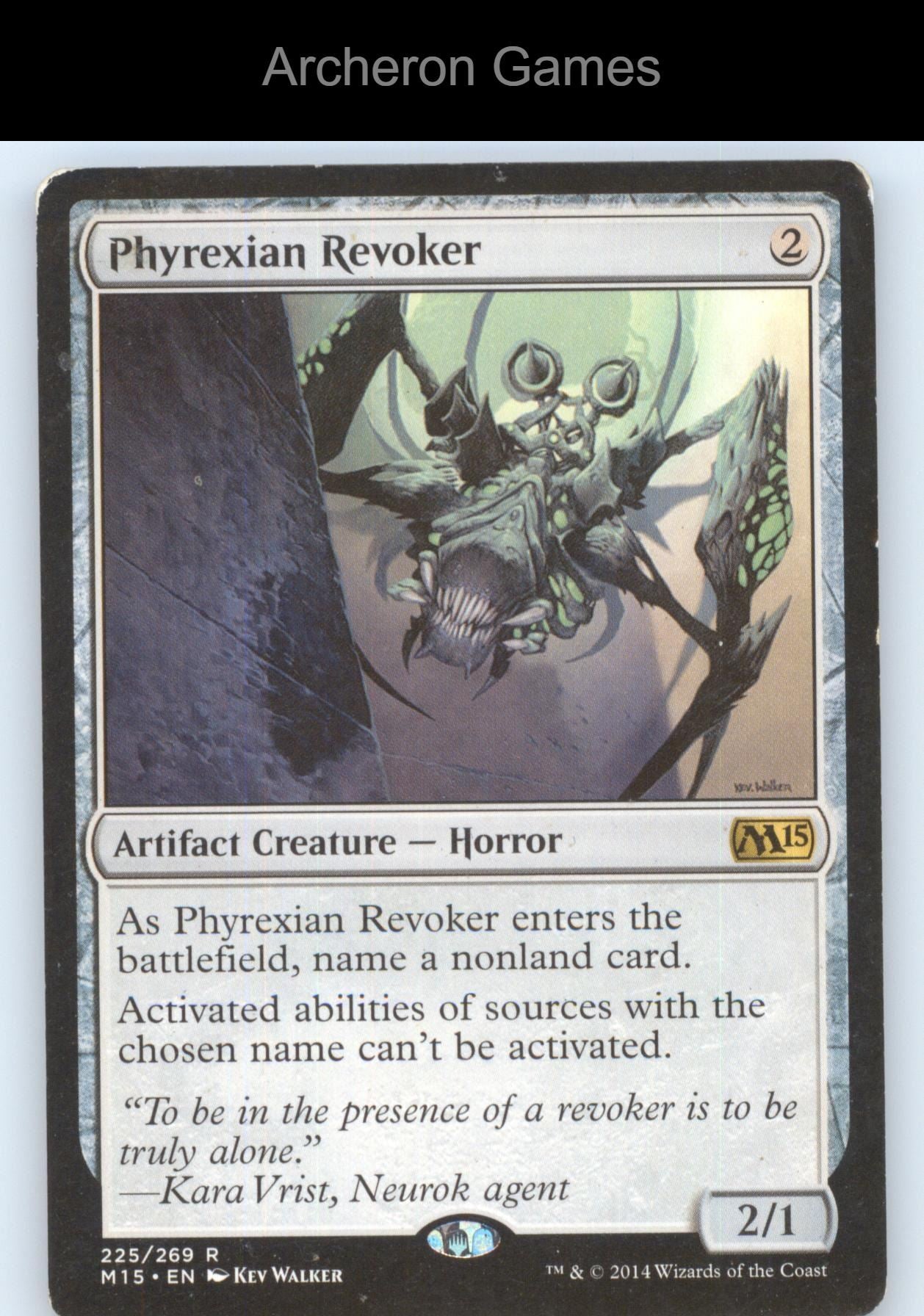 Phyrexian Revoker 225 R MTG Card Magic 2015 (M15)