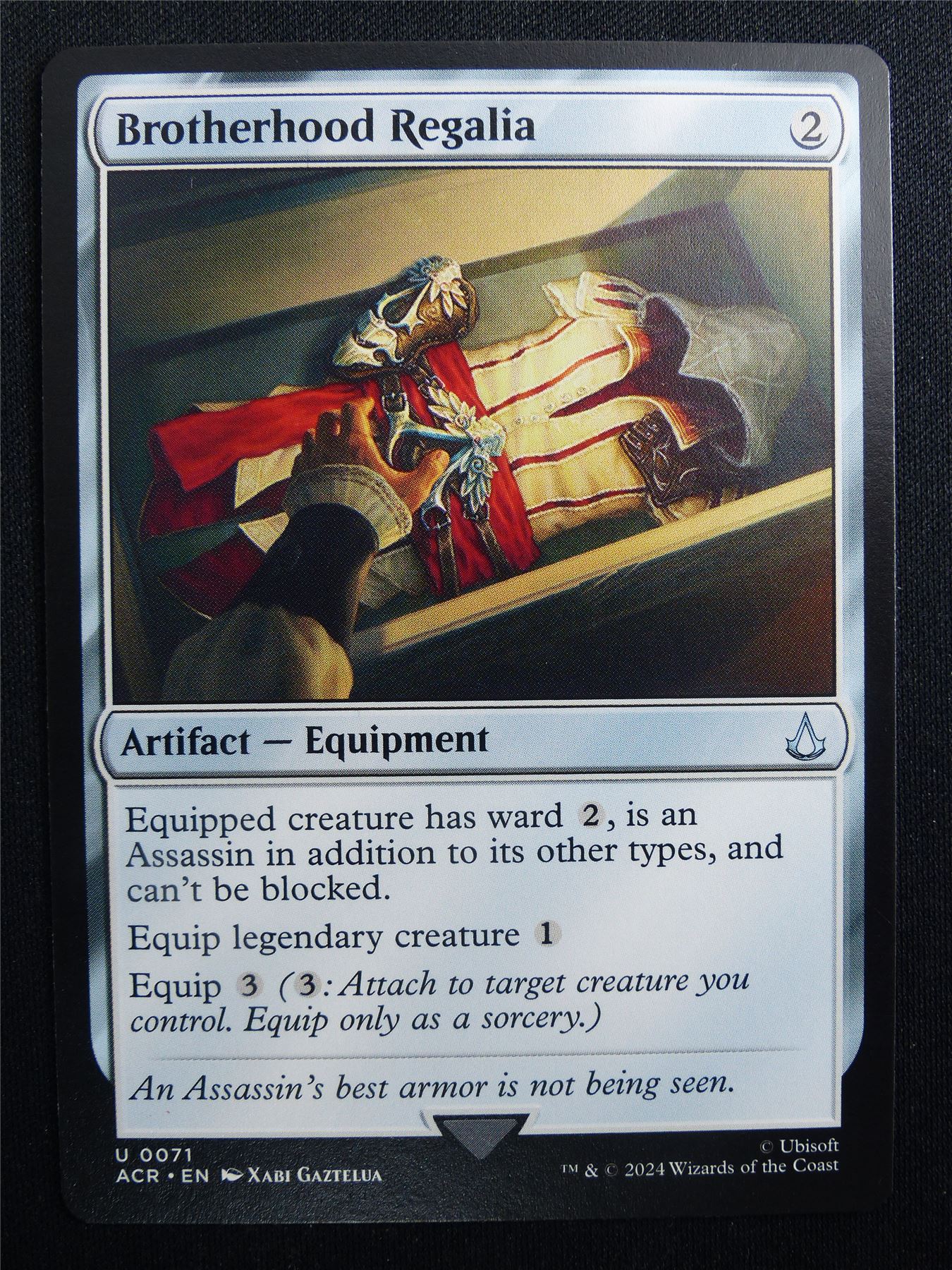Brotherhood Regalia - ACR - Mtg Card #3F0