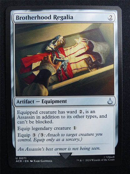 Brotherhood Regalia - ACR - Mtg Card #3F0