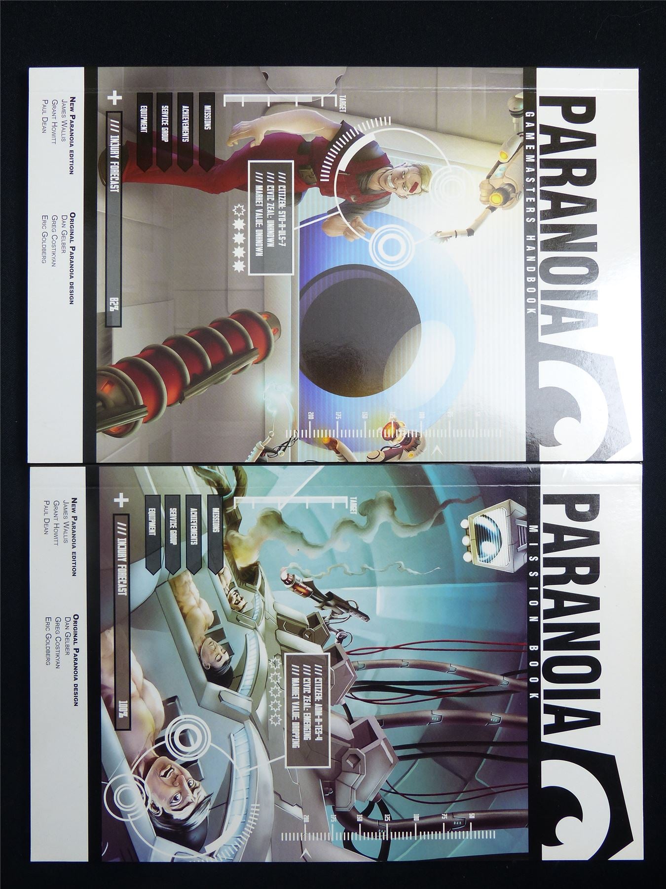 Paranoia Mission & Gamemaster Hand Books - Roleplay Book Softback #2VZ