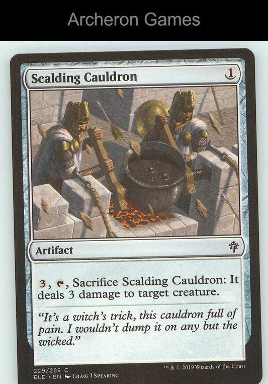 Scalding Cauldron ELD 229 C MTG Card NM/EX+