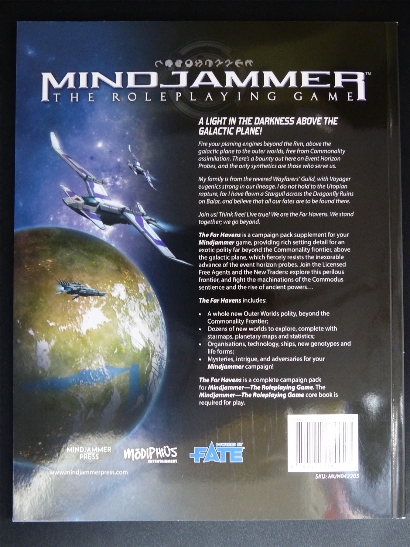 Mindjammer The Roleplaying Game: The Far Havens - Roleplay Softback #3H0