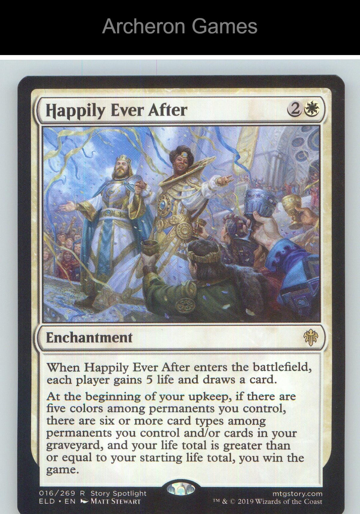 Happily Ever After ELD 16 R MTG Card NM/EX+