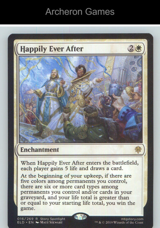 Happily Ever After ELD 16 R MTG Card NM/EX+
