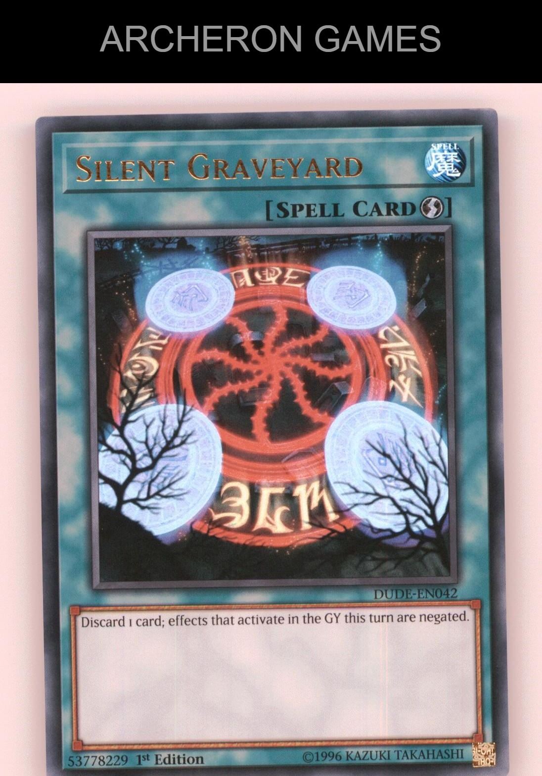 Silent Graveyard Ultra Rare YUGIOH Card