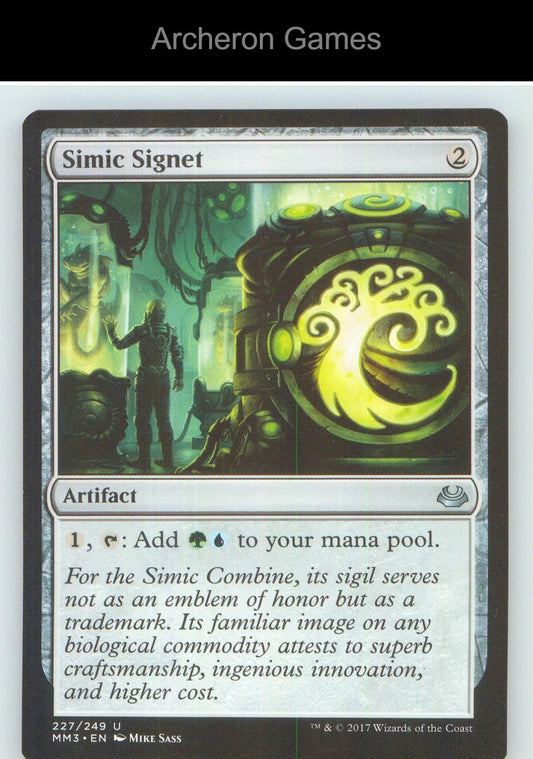 Simic Signet MM3 227 UC MTG Card NM/EX+