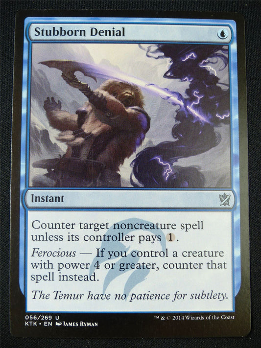 Stubborn Denial - KTK - Mtg Card #3D6