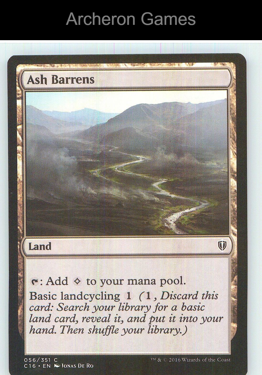 Ash Barrens C16 56 C MTG Card NM/EX+