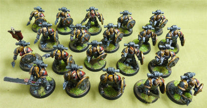 MKIII Tactical Squad with Upgrades painted - Space Wolves - Warhammer Horus Heresy #4XM