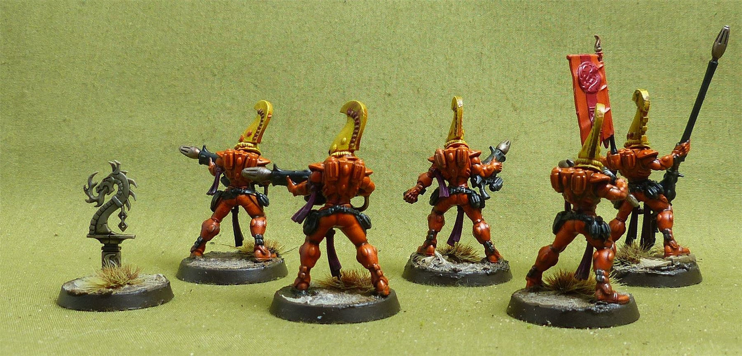 Fire Dragons painted - Aeldari - Warhammer 40K #43L