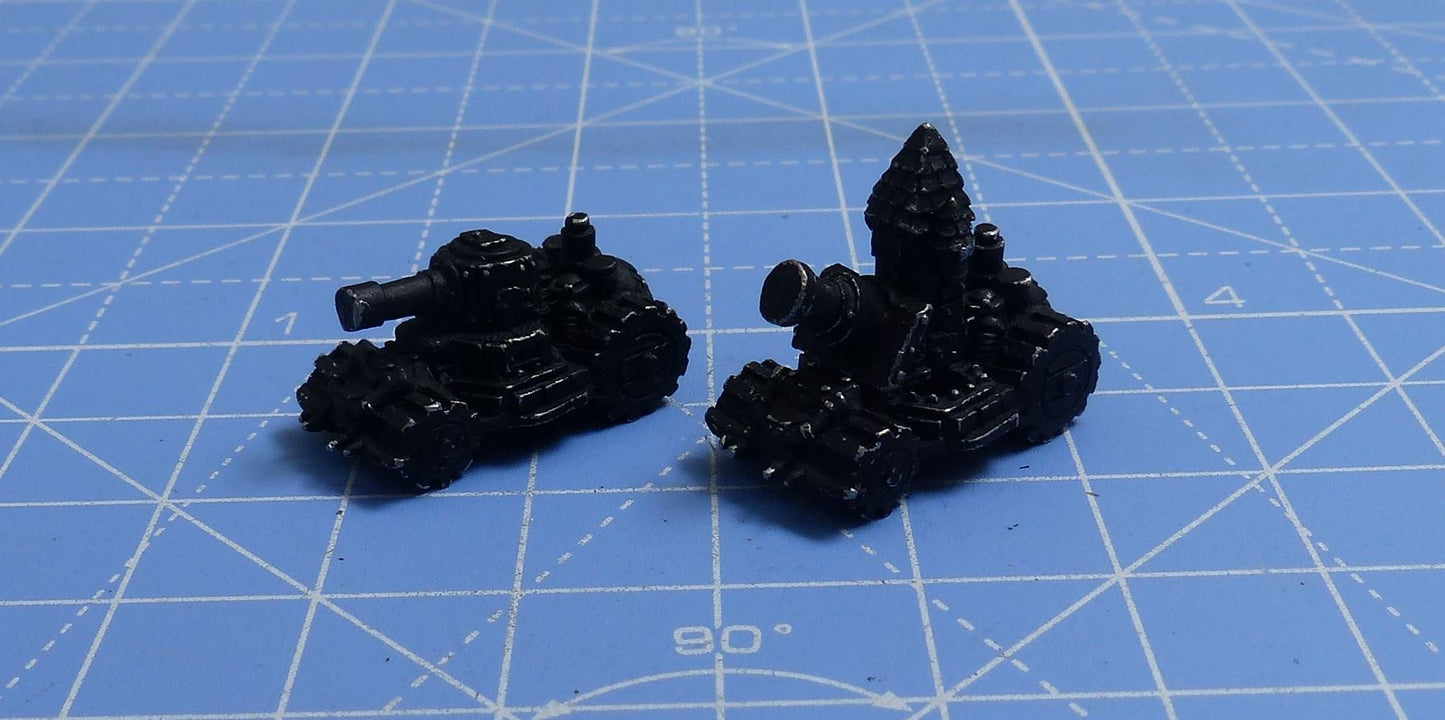 Classic Metal Ork Kustom Battle Wagons OOP - Warhammer Epic #2GF