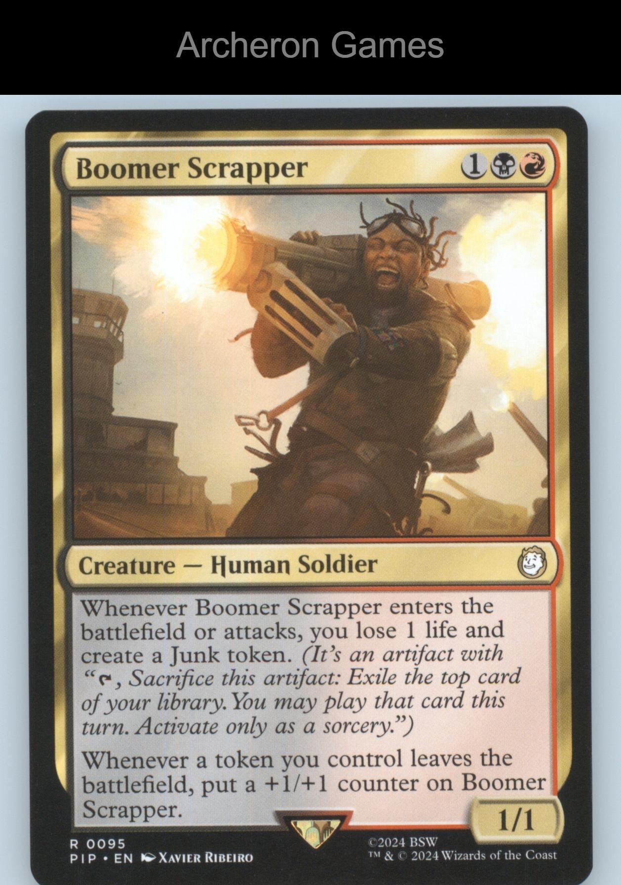 Boomer Scrapper 95 R MTG Card Universes Beyond: Fallout