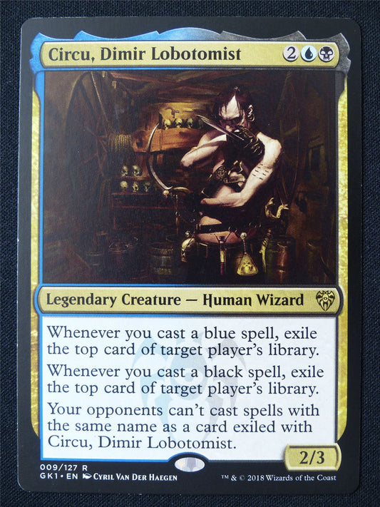 Circu Dimir Lobotomist - GK1 - Mtg Card #GH