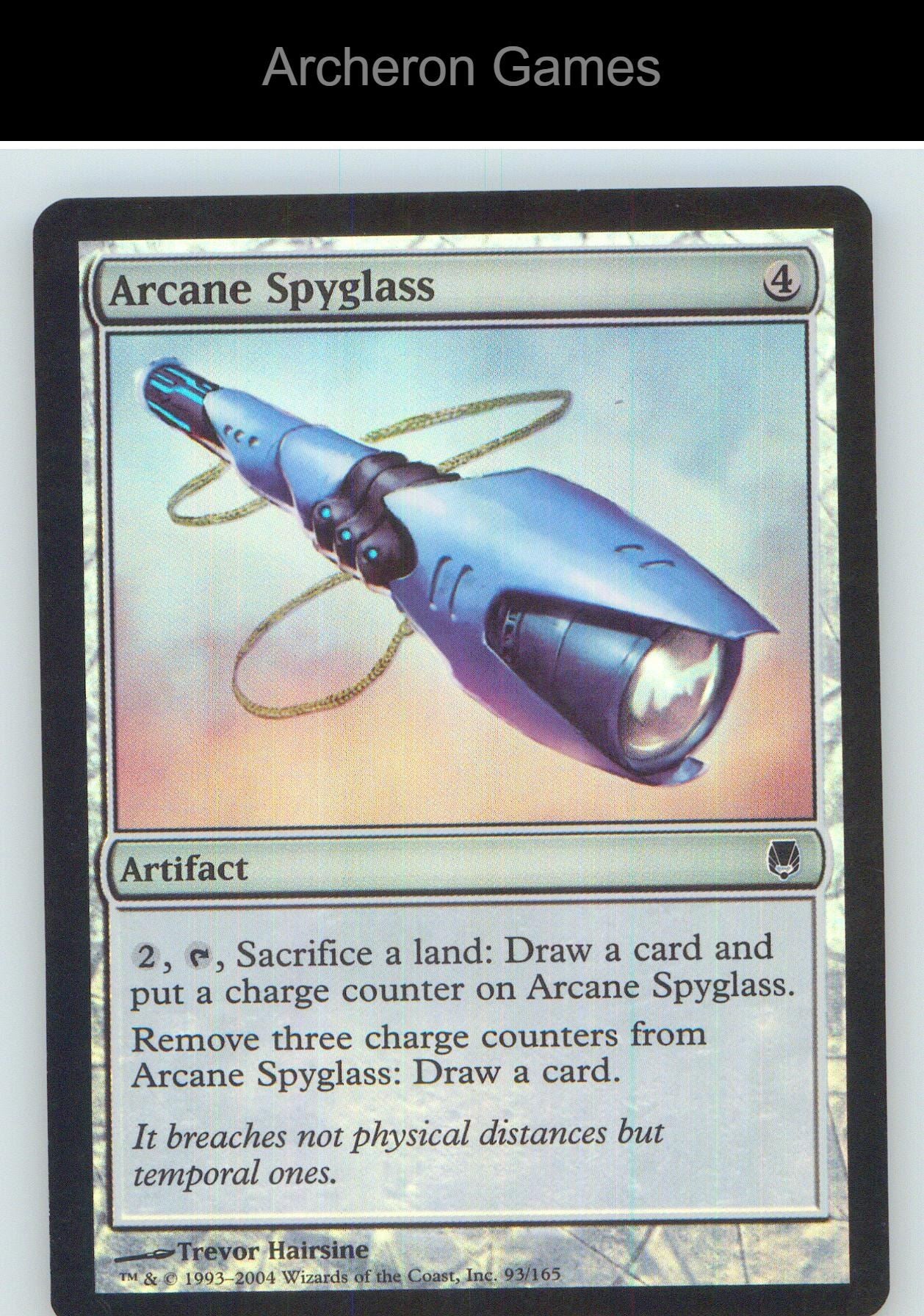 Arcane Spyglass DST 93 C MTG Card NM/EX+ Foil