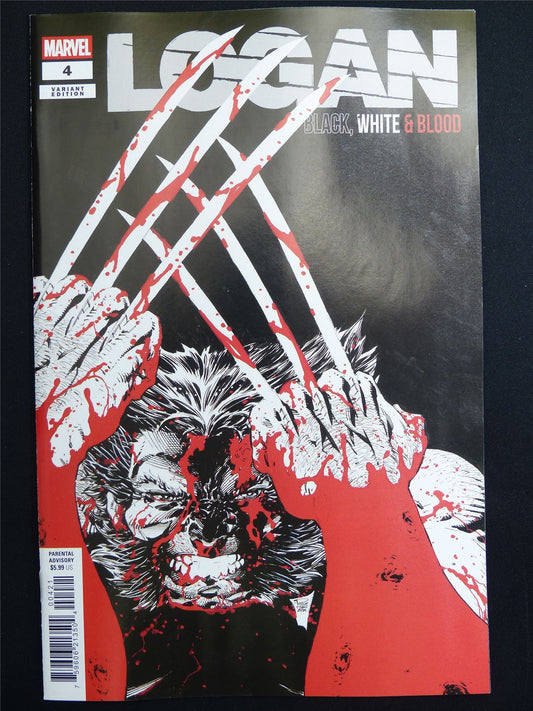 LOGAN: Black White & Blood #4 Variant - Jun 2026 Marvel Comic #44T