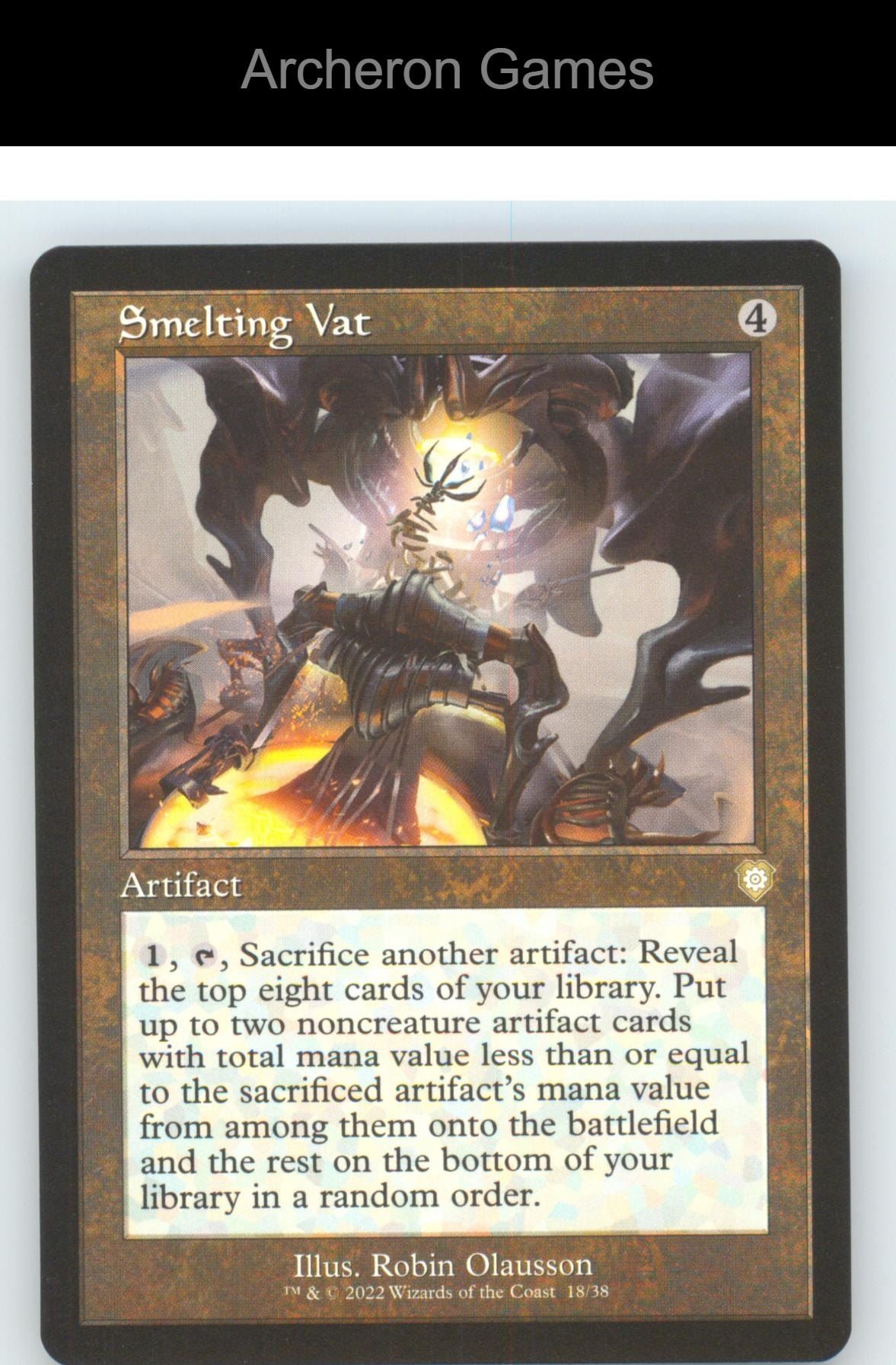 Smelting Vat (Retro Frame) BRC 18 R MTG Card NM/EX+
