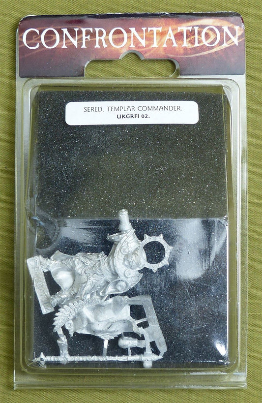 Confrontation: Sered Templar Commander Blister - Rackham Metal Minis OOP #25I