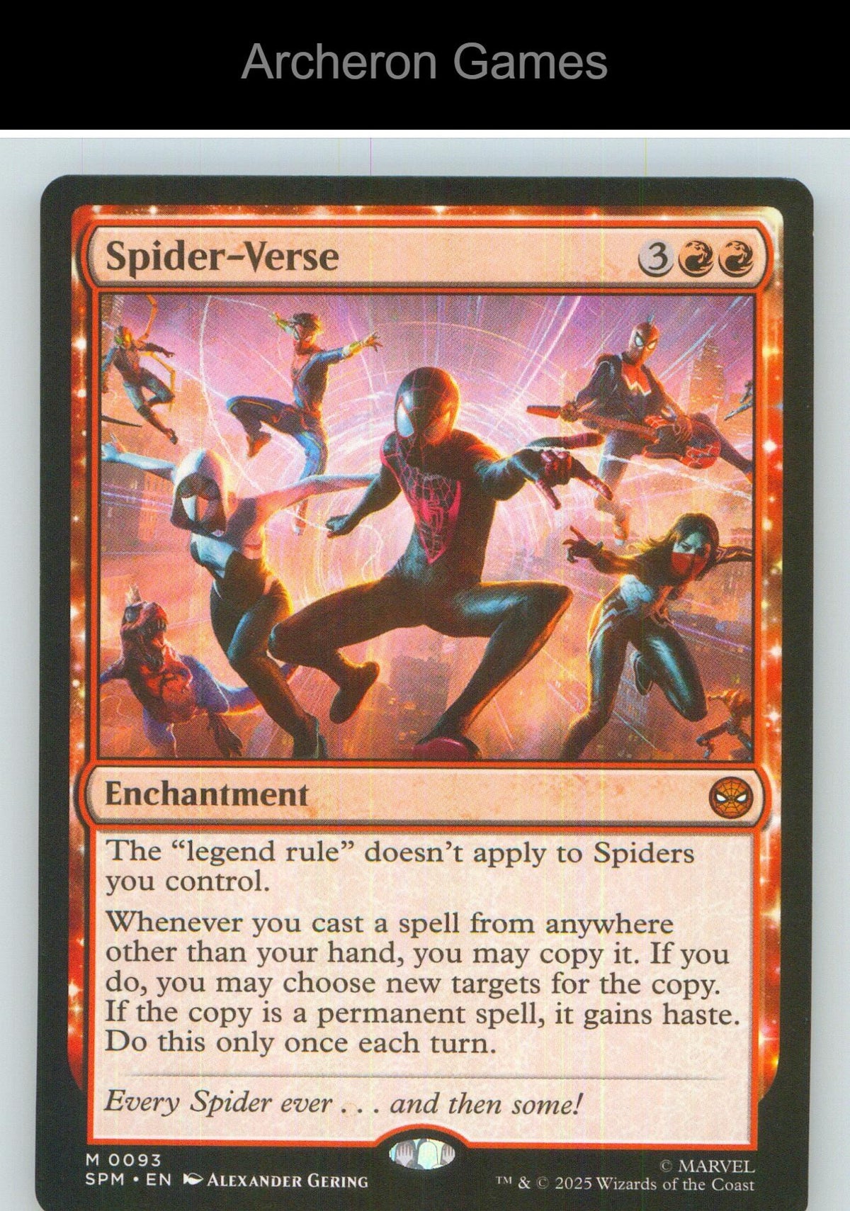 Spider-Verse SPM 93 Mythic MTG Card NM/EX+