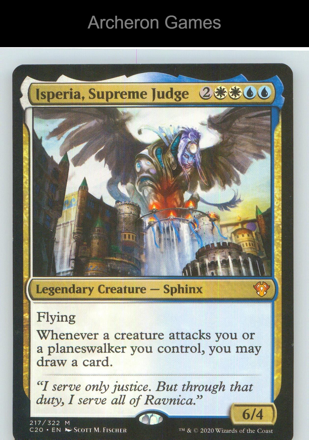 Isperia, Supreme Judge C20 217 Mythic MTG Card NM/EX+
