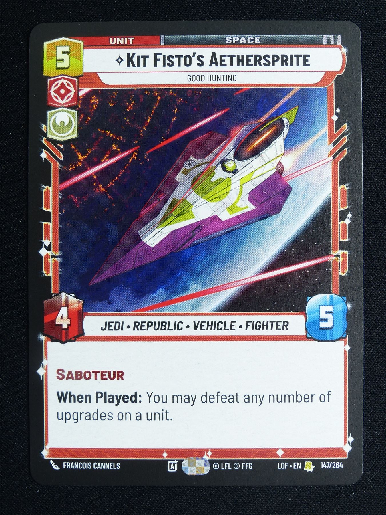 Kit Fisto's Aethersprite 147/264 - Star Wars Unlimited Card #3UM